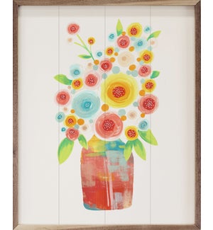 Colorful Vase By Lisa Jane Smith